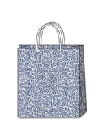 Tassotti GROßE TRAGETASCHE FIORATA BLU