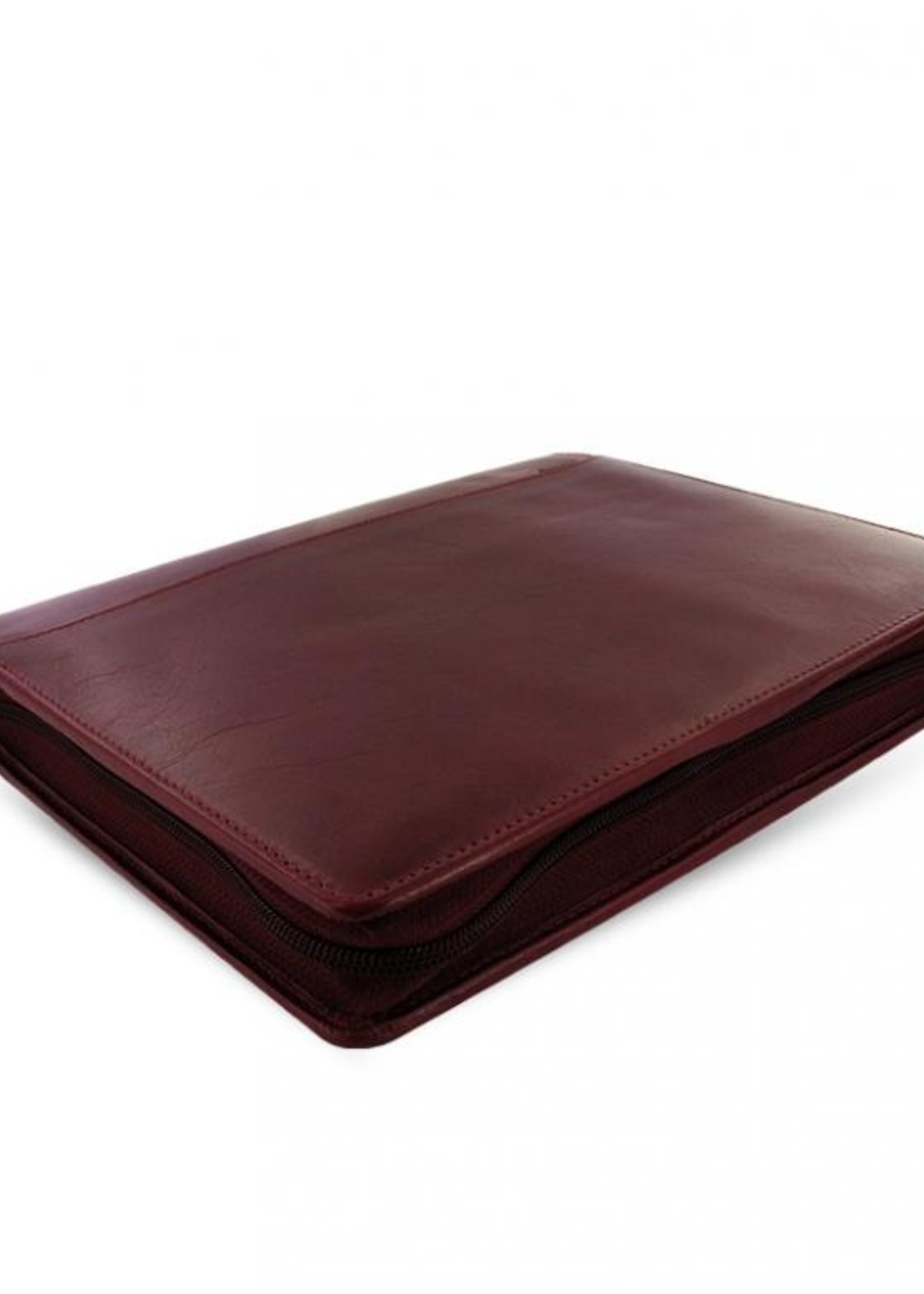 Filofax A5 Lockwood Zip Garnet Terminplaner Organiser Leder