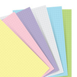 Filofax POCKET Pastel Notebook Papier karriert