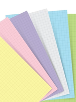 Filofax PKT Pastel Papier kariert