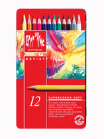 Caran d'Ache Farbstifte SUPRACOLOR  AQUARELLSTIFTE 12 STÜCK