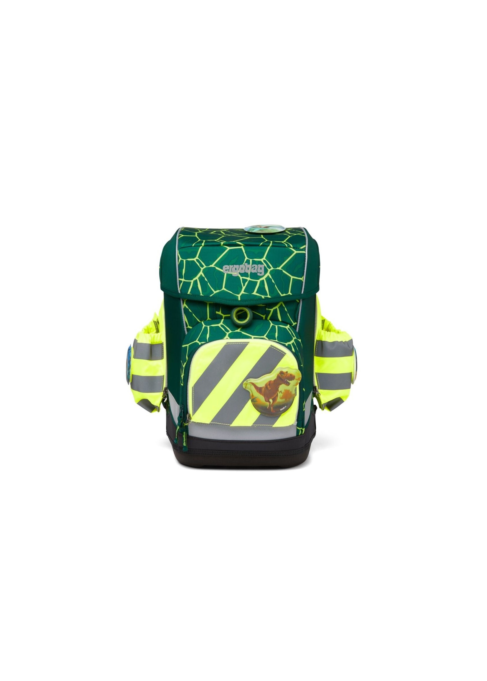 ERGOBAG Fluo Seitentaschen Zip-Set mit Reflektorstreifen gelb