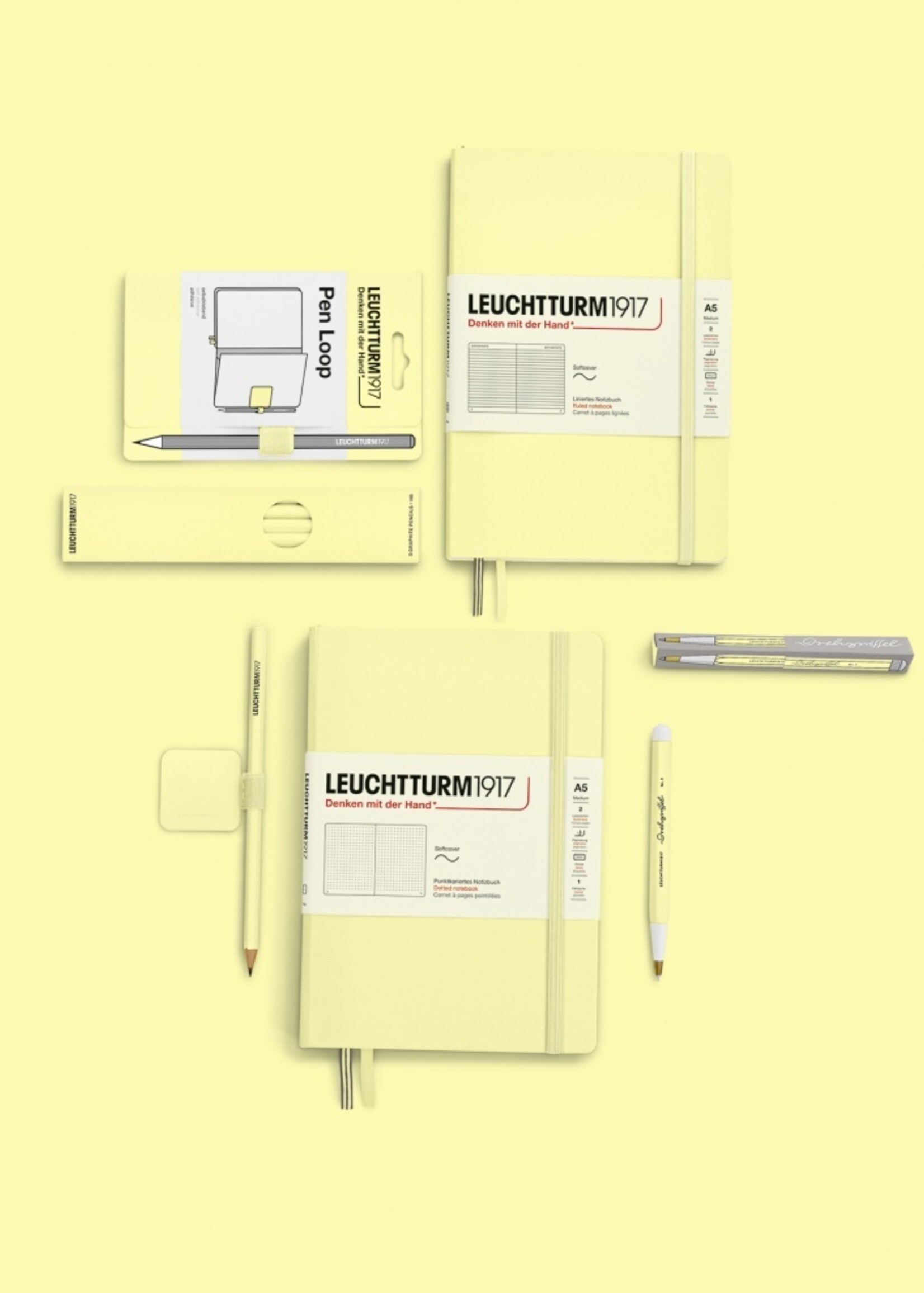 Leuchtturm1917 NB A5 SC Vanilla, blanko