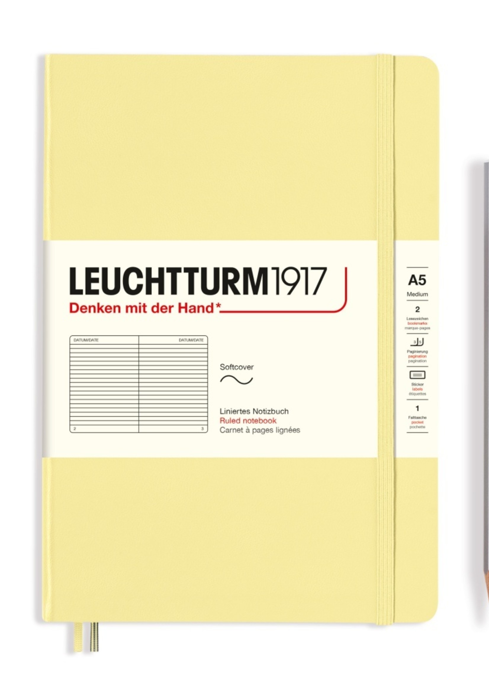 Leuchtturm1917 NB A5 SC Vanilla, liniert