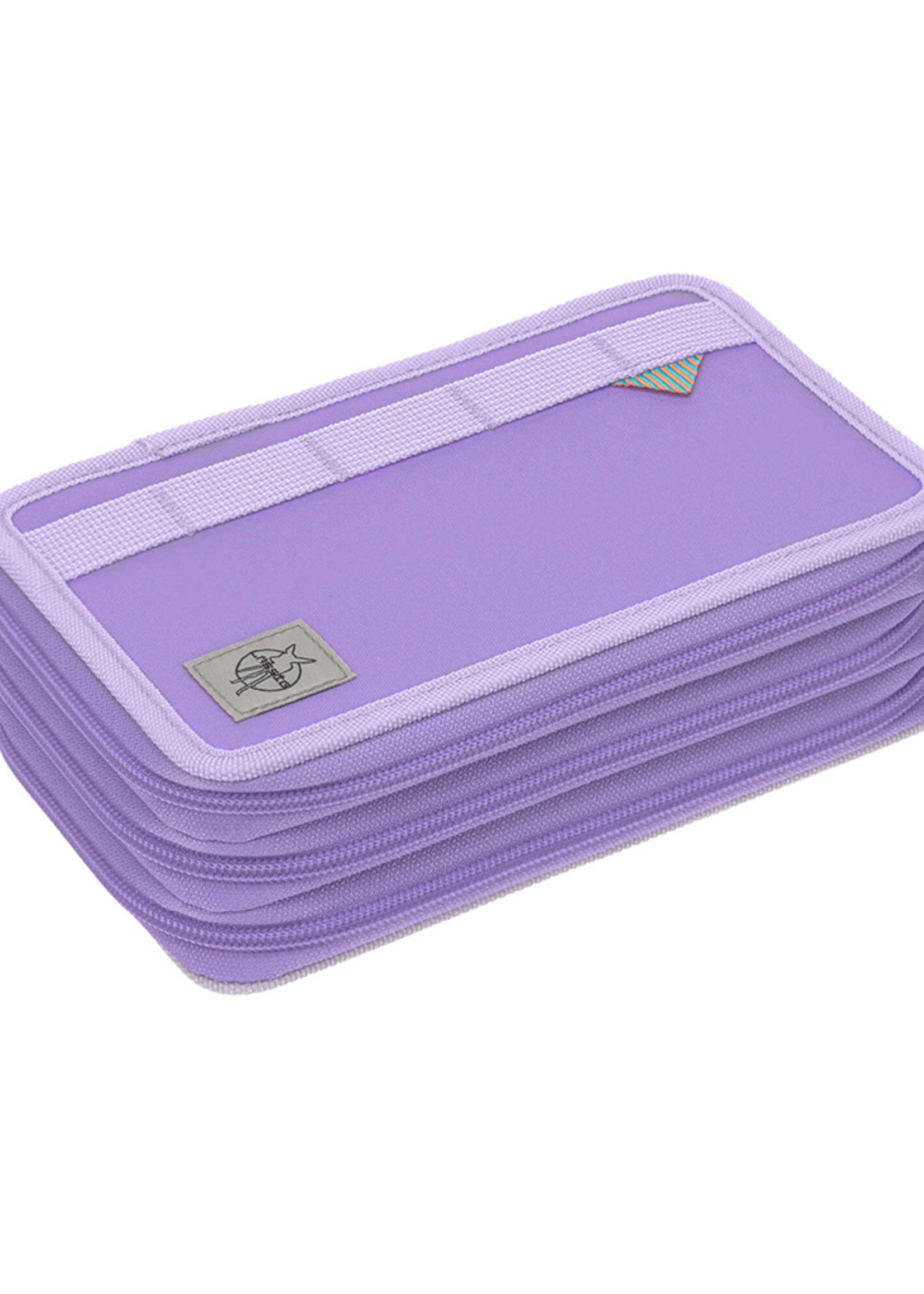 Lässig Fashion School Triple Pencil Case Unique violet/lavender