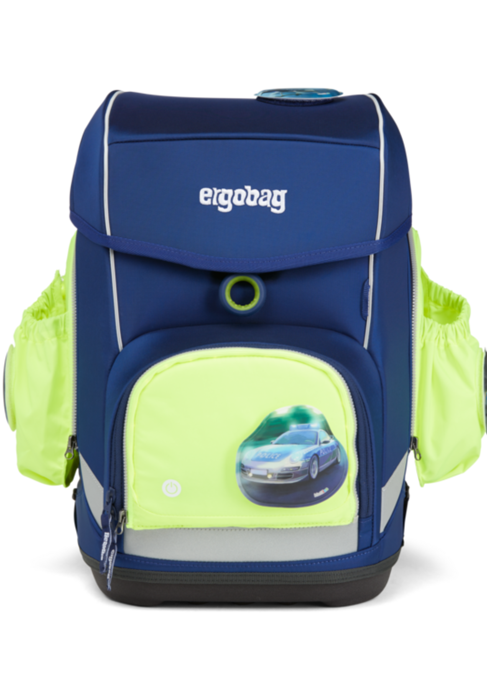 ERGOBAG Fluo LED Seitentaschen Zip-Set yellow