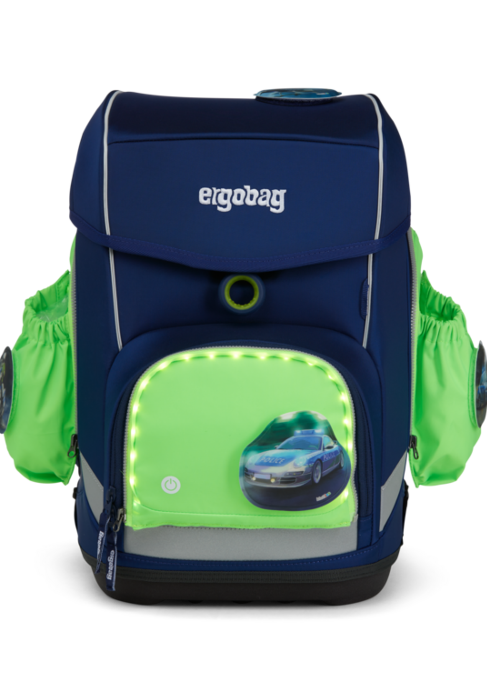 ERGOBAG Fluo LED Seitentaschen Zip-Set