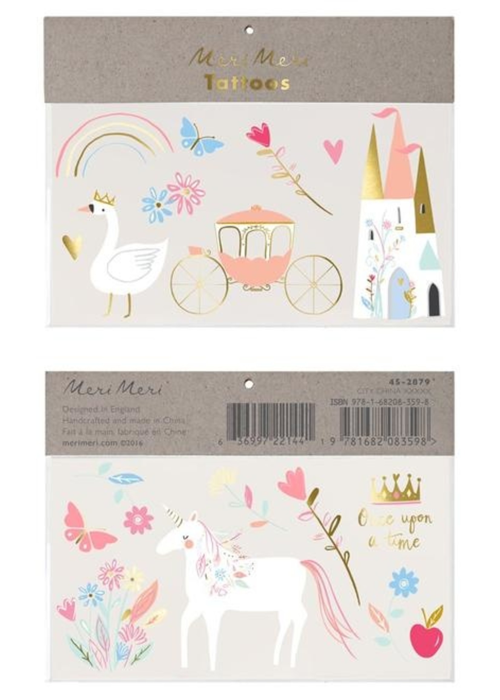 Meri Meri MERI MERI Tattoos Prinzessin groß