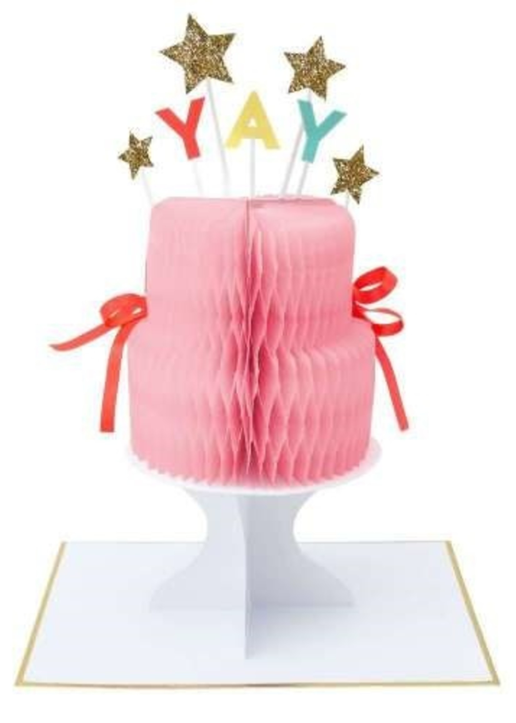 Meri Meri Yay! Cake Stand-Up Card