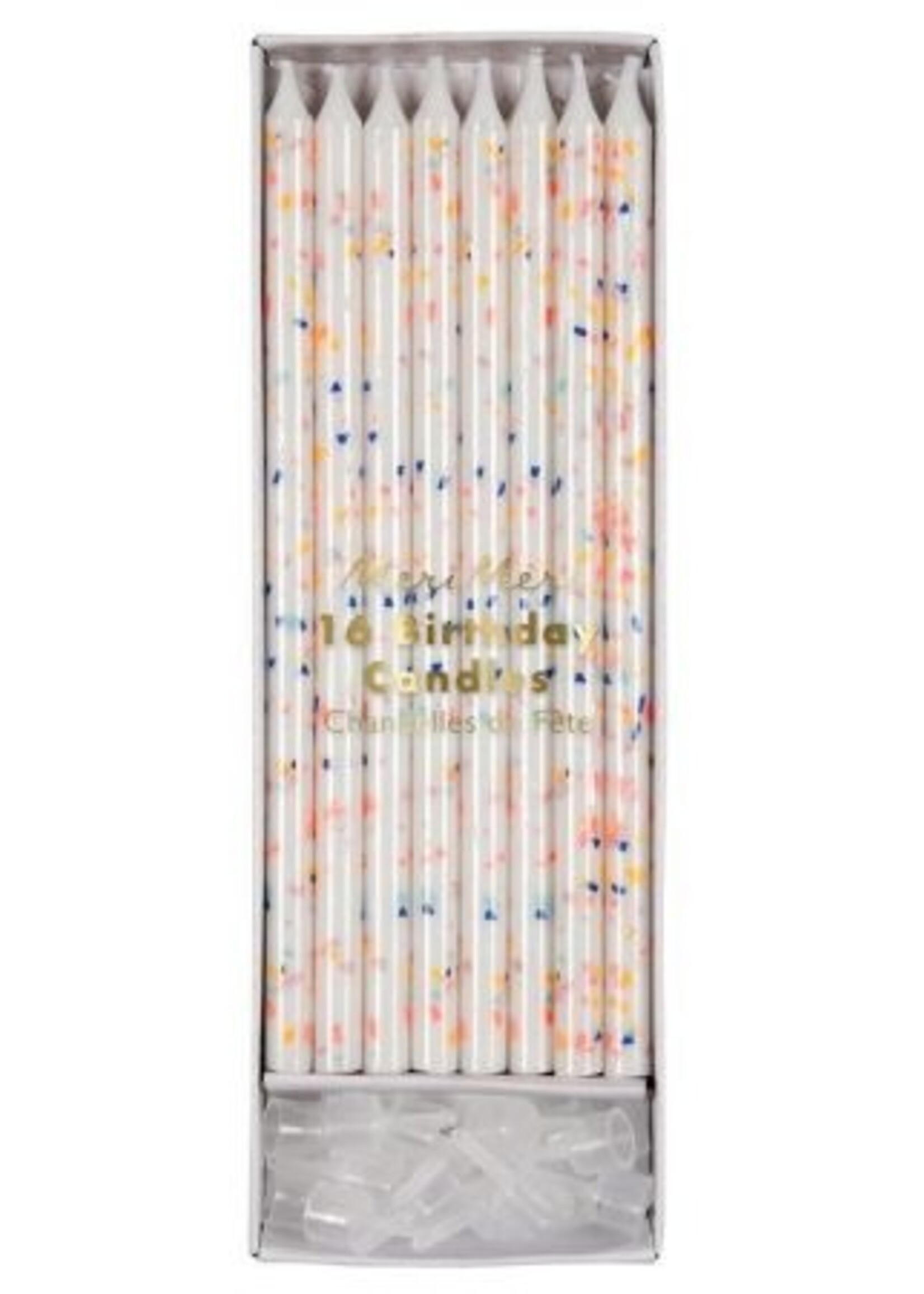 Meri Meri Neon Confetti Candles