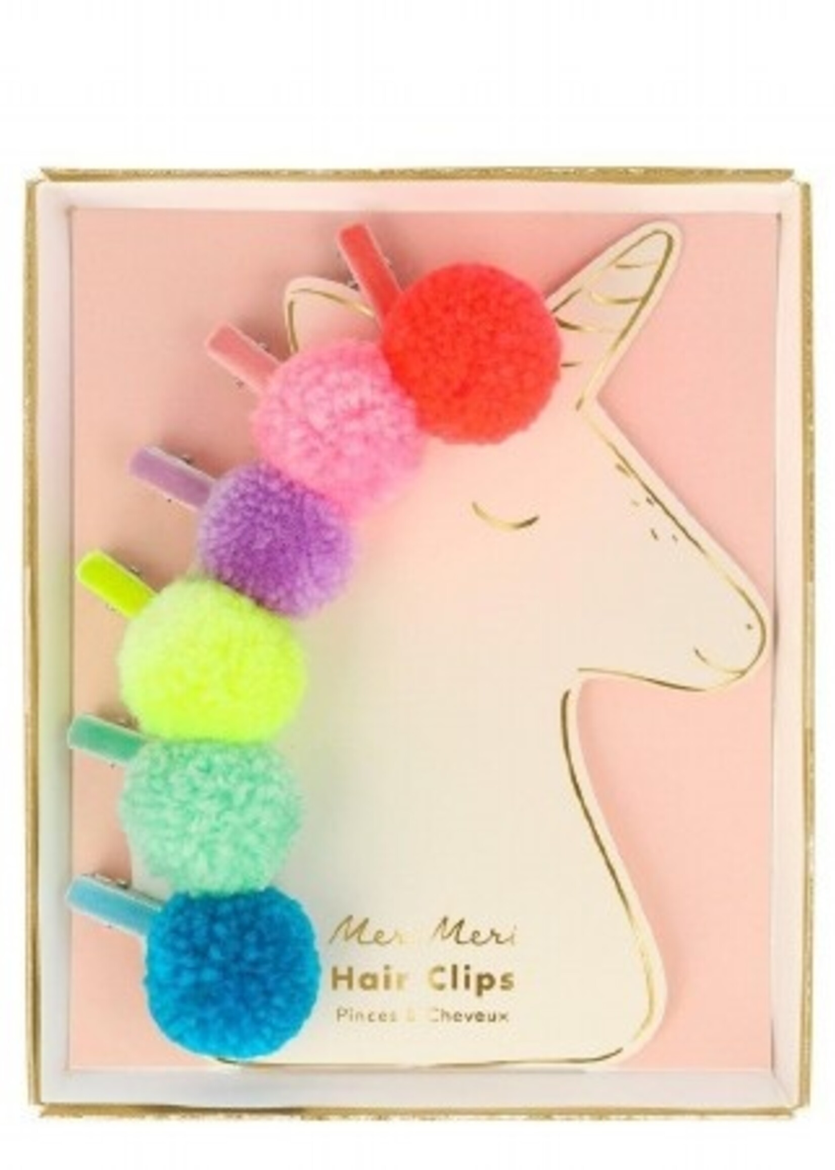 Meri Meri Pompom Unicorn Hair Clips