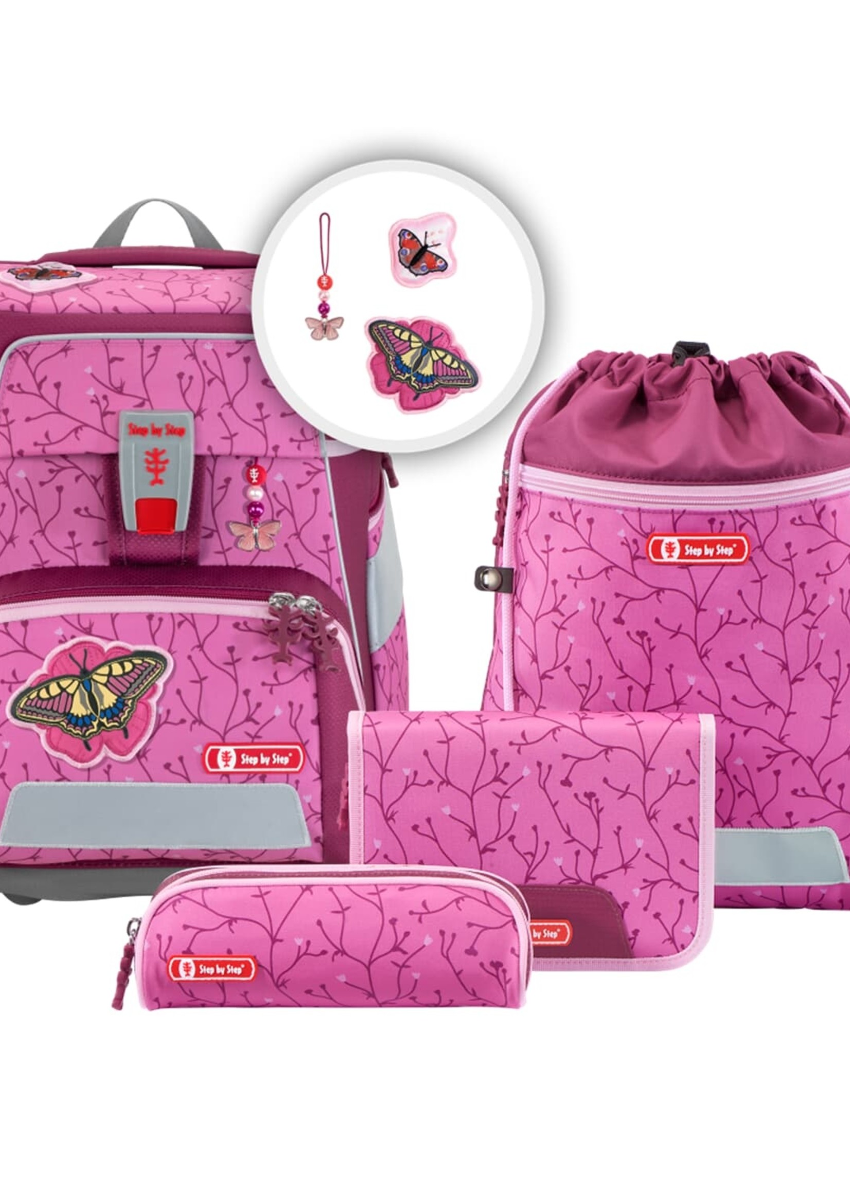 Step by Step SPACE Schultaschen-Set "Butterfly Lina"