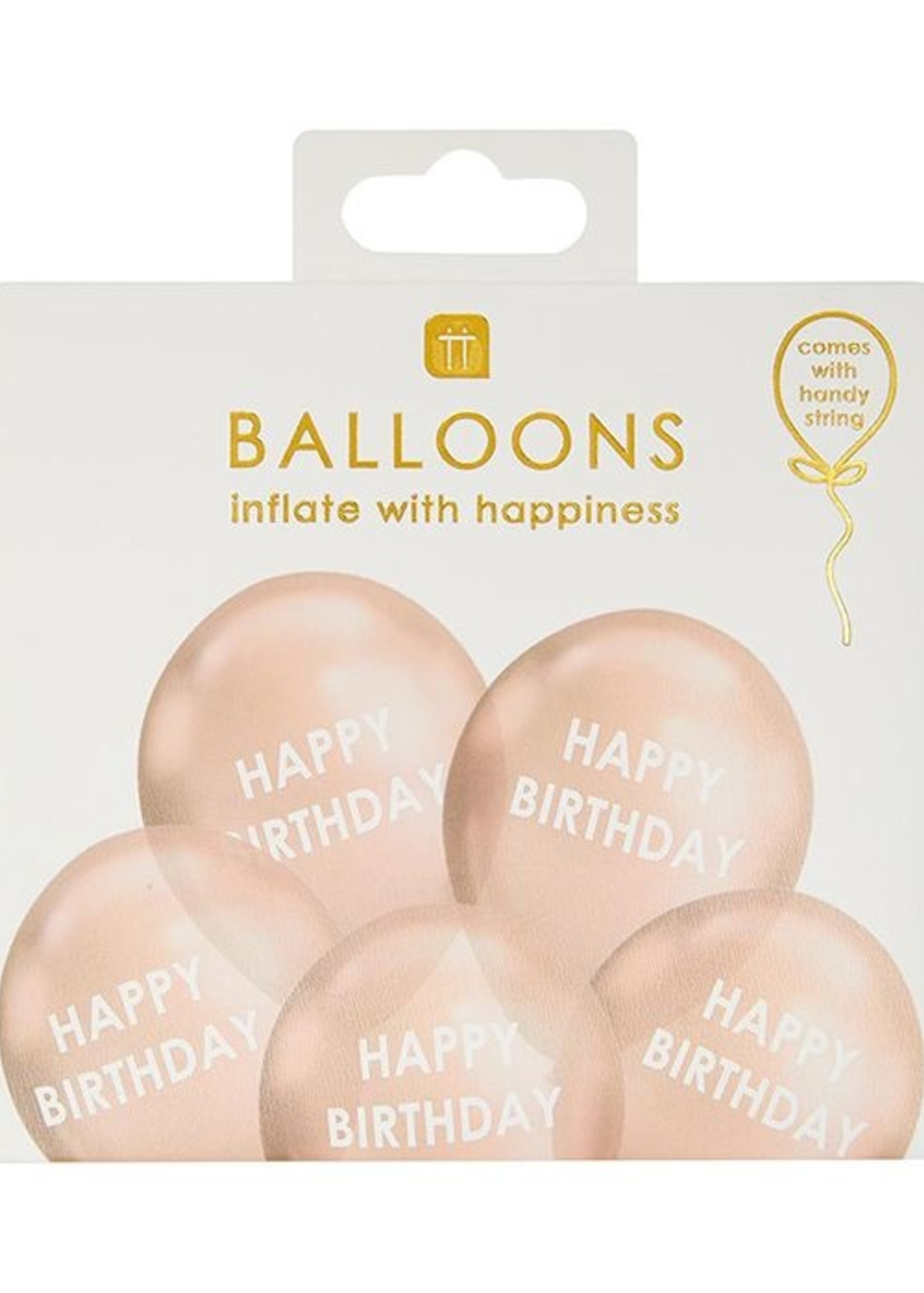 Talking Tables ROSE GOLD LATEX BALLOONS, PRIN