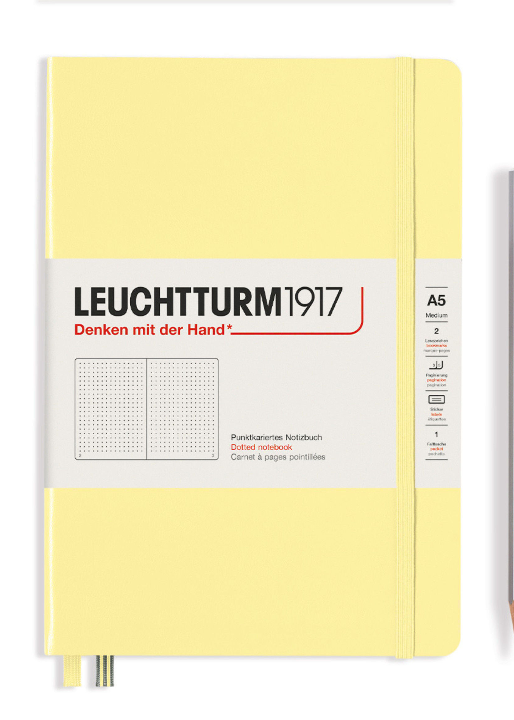 Leuchtturm1917 NB A5 HC Vanilla, dotted