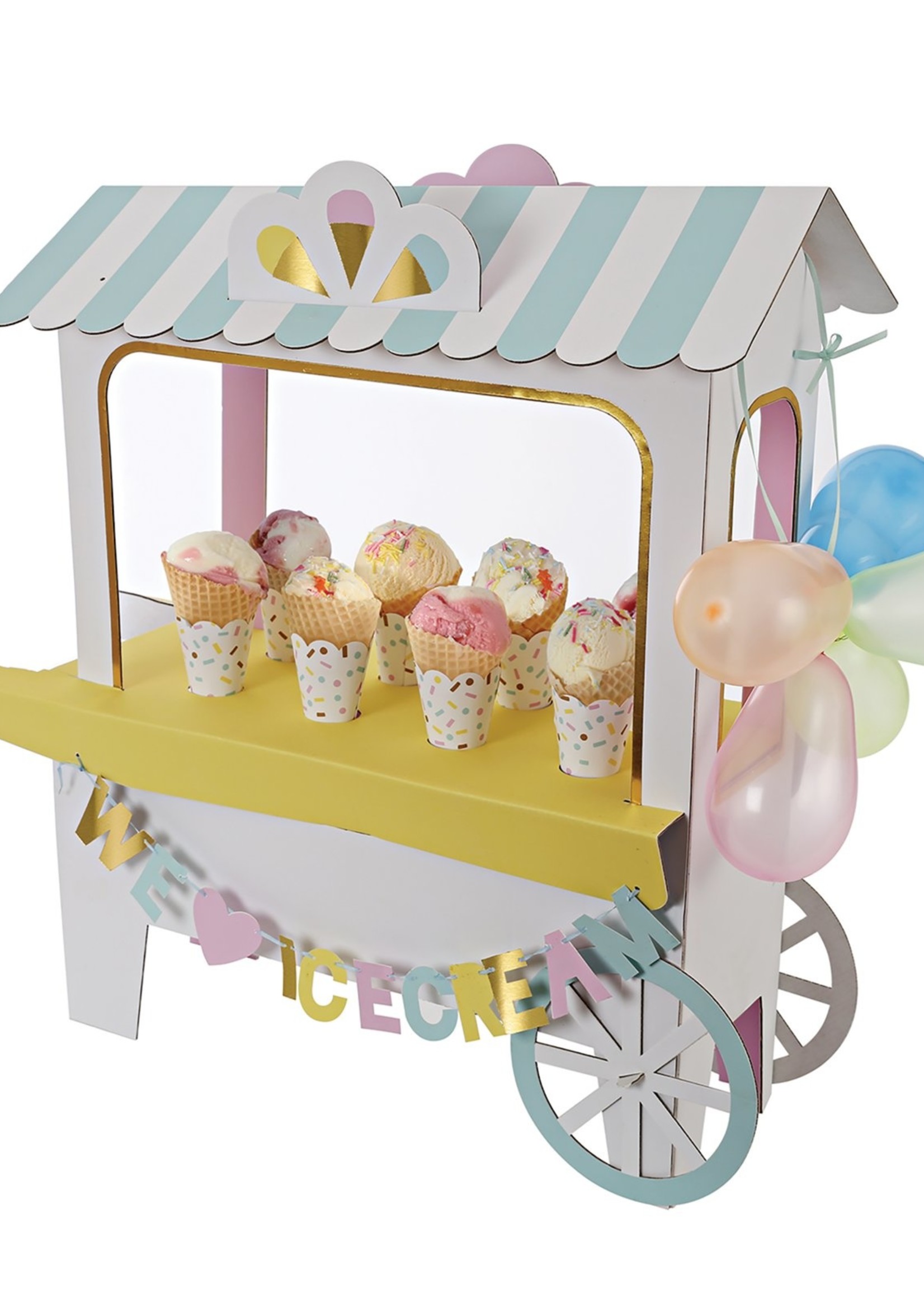 Meri Meri Ice Cream Cart Centerpiece