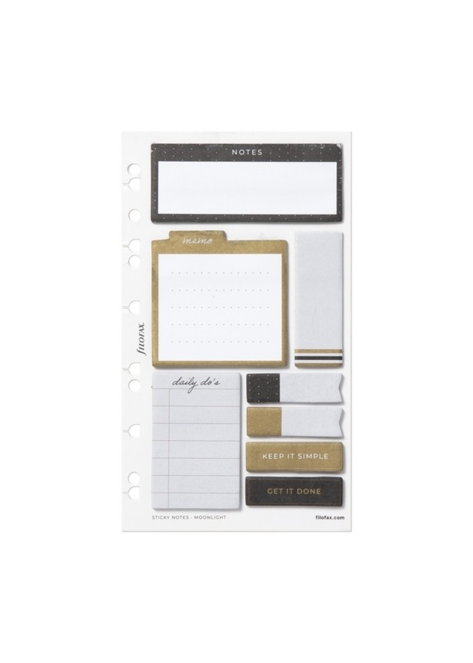 Filofax Moonlight Haftnotizen