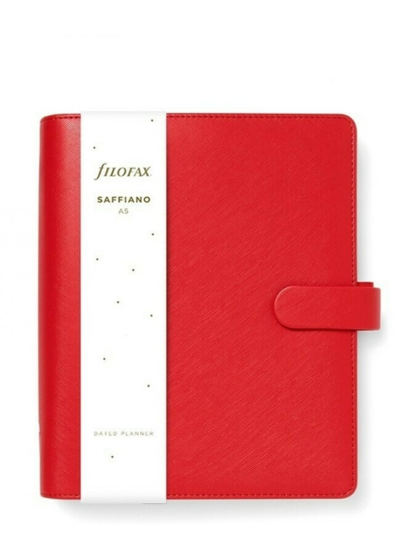 Filofax Saffiano A5 Organiser Poppy