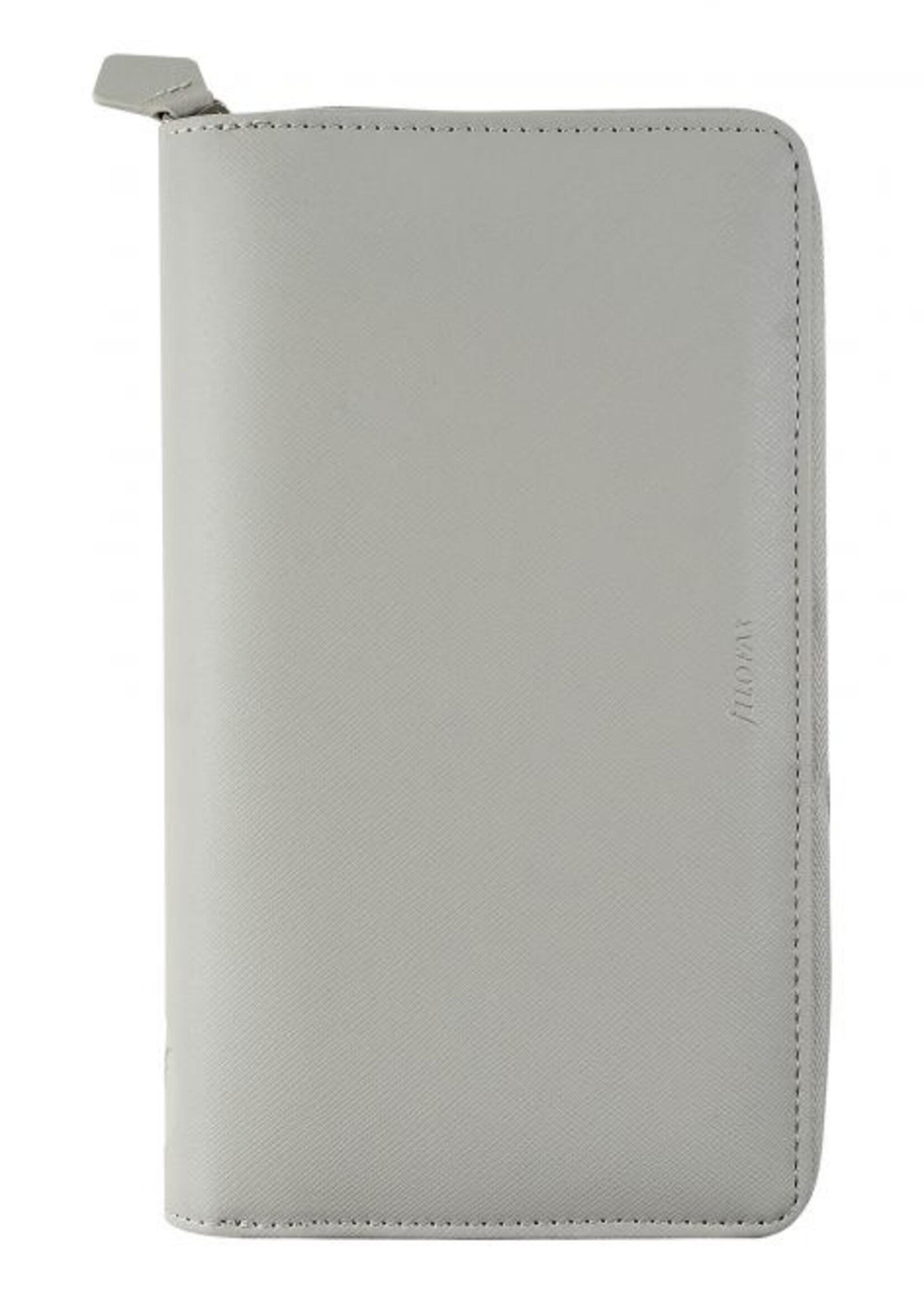 Filofax Saffiano Personal Compact Zip Granite