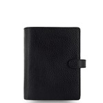 Filofax Finsbury Pocket schwarz Terminplaner Leder A7 Kalender