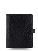 Filofax Finsbury Pocket schwarz Terminplaner Leder A7 Kalender