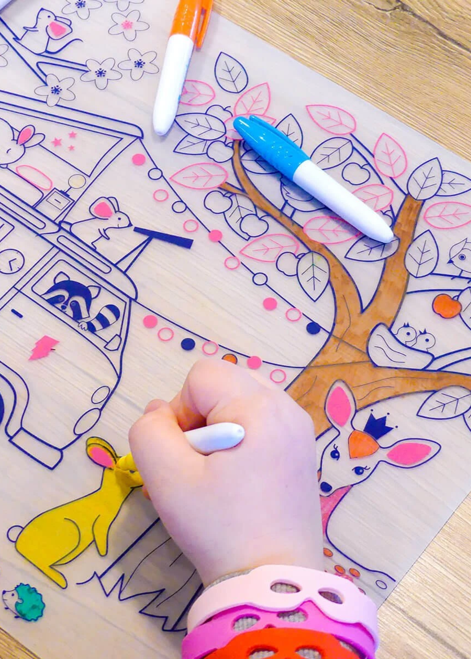SuperPetit Kit DREAM VAN / pink bracelet