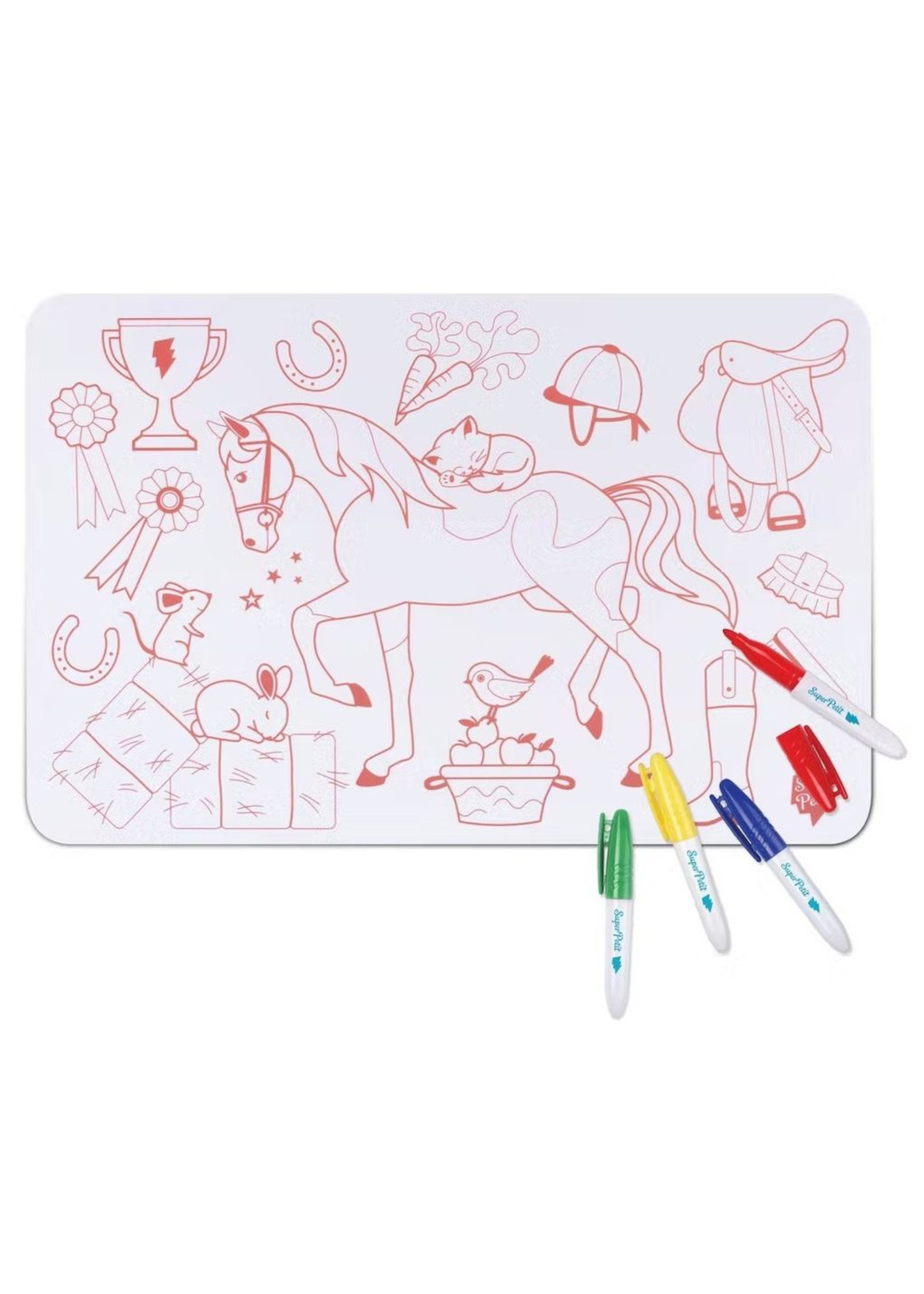 SuperPetit Mini Playmat PONEY CLUB revers