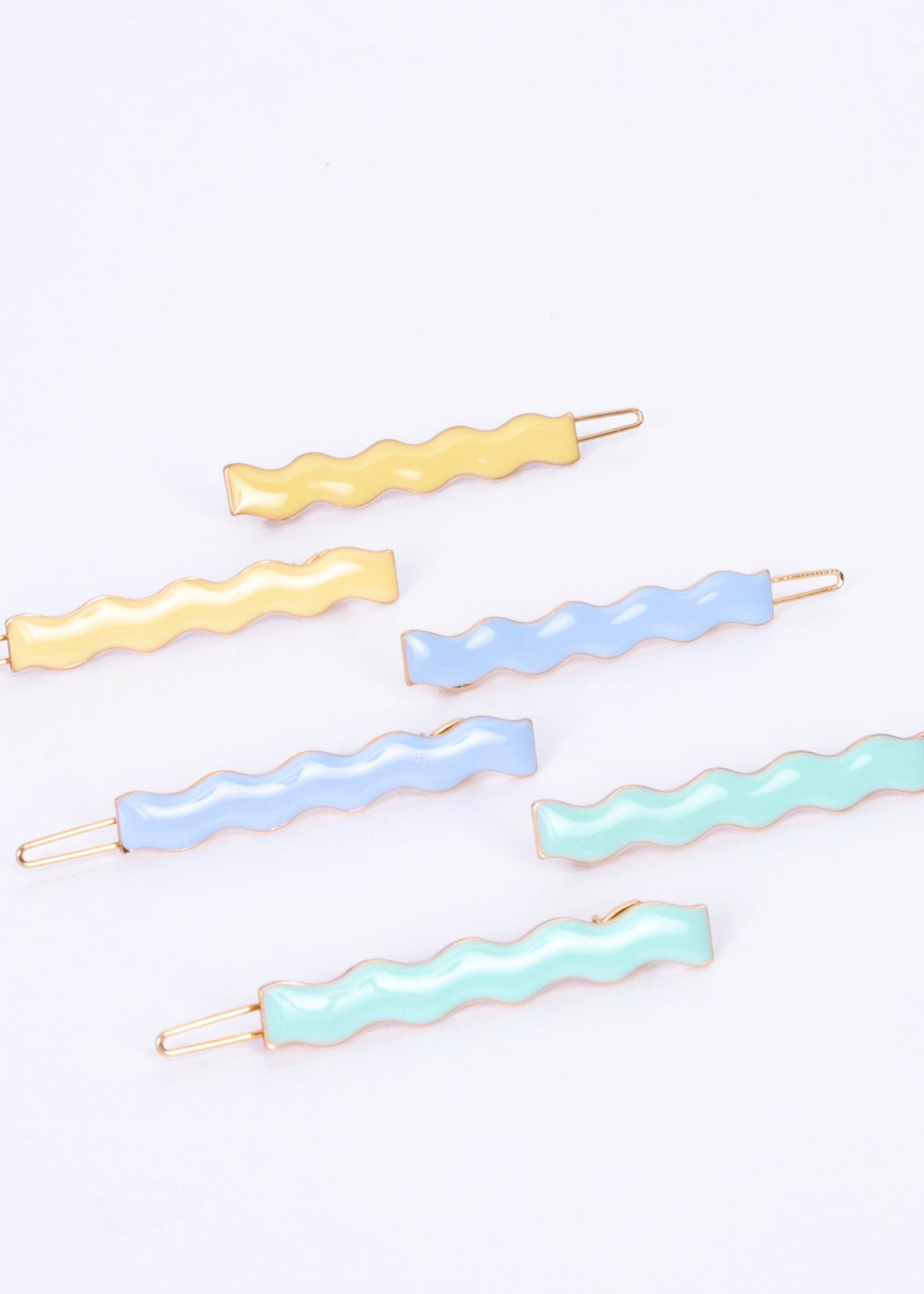 Meri Meri Enamel Wavy Hair Clips