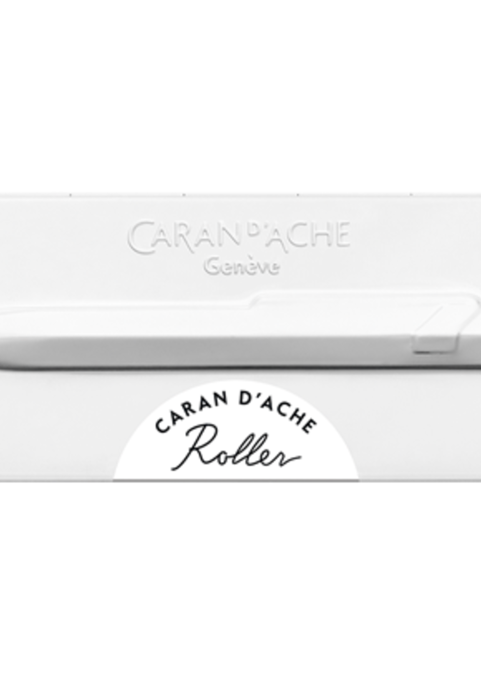 Caran d'Ache Roller 849  mit Etui Slim weiss