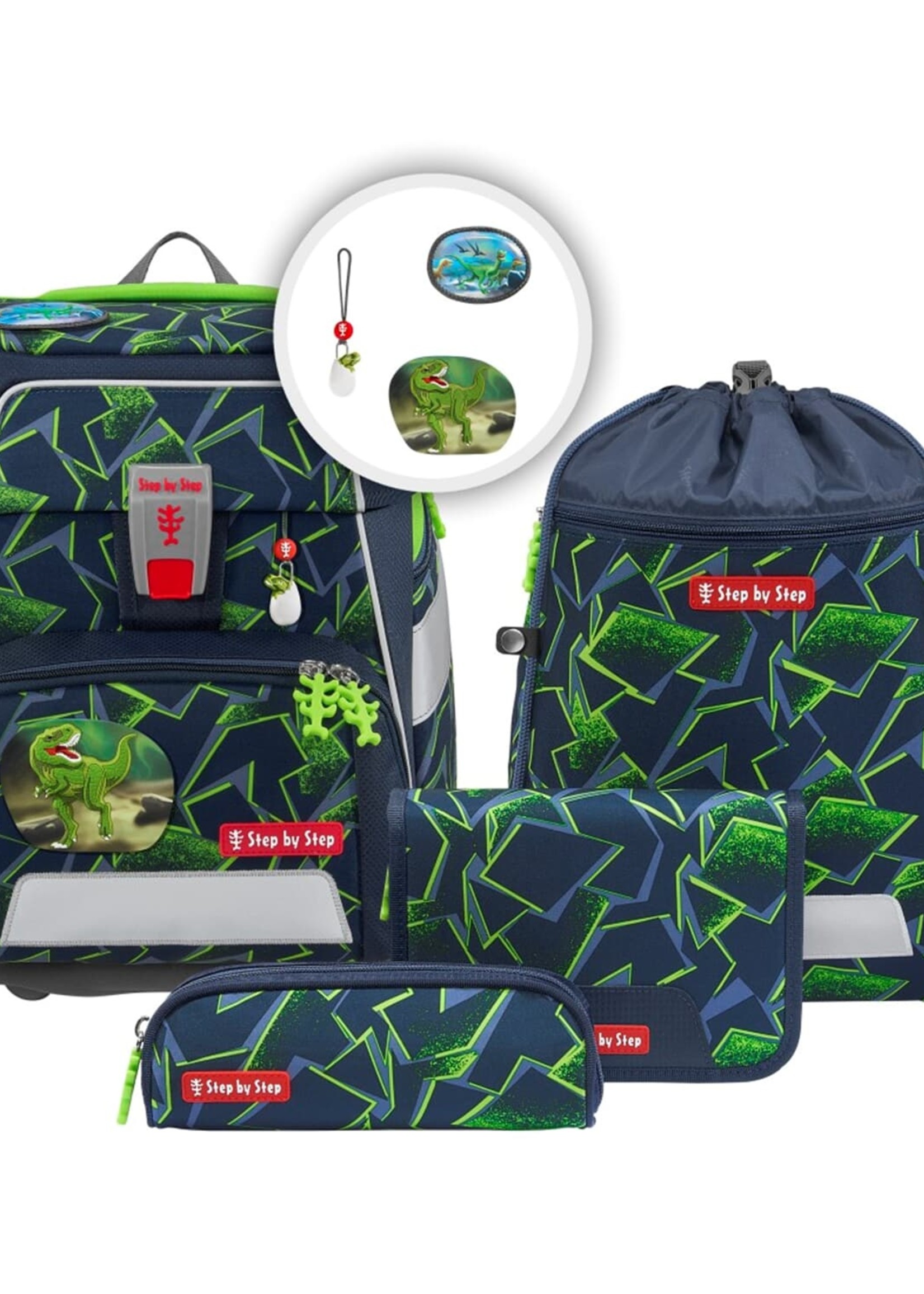 Step by Step Schultaschen-Set SPACE Wild T-Rex Taro