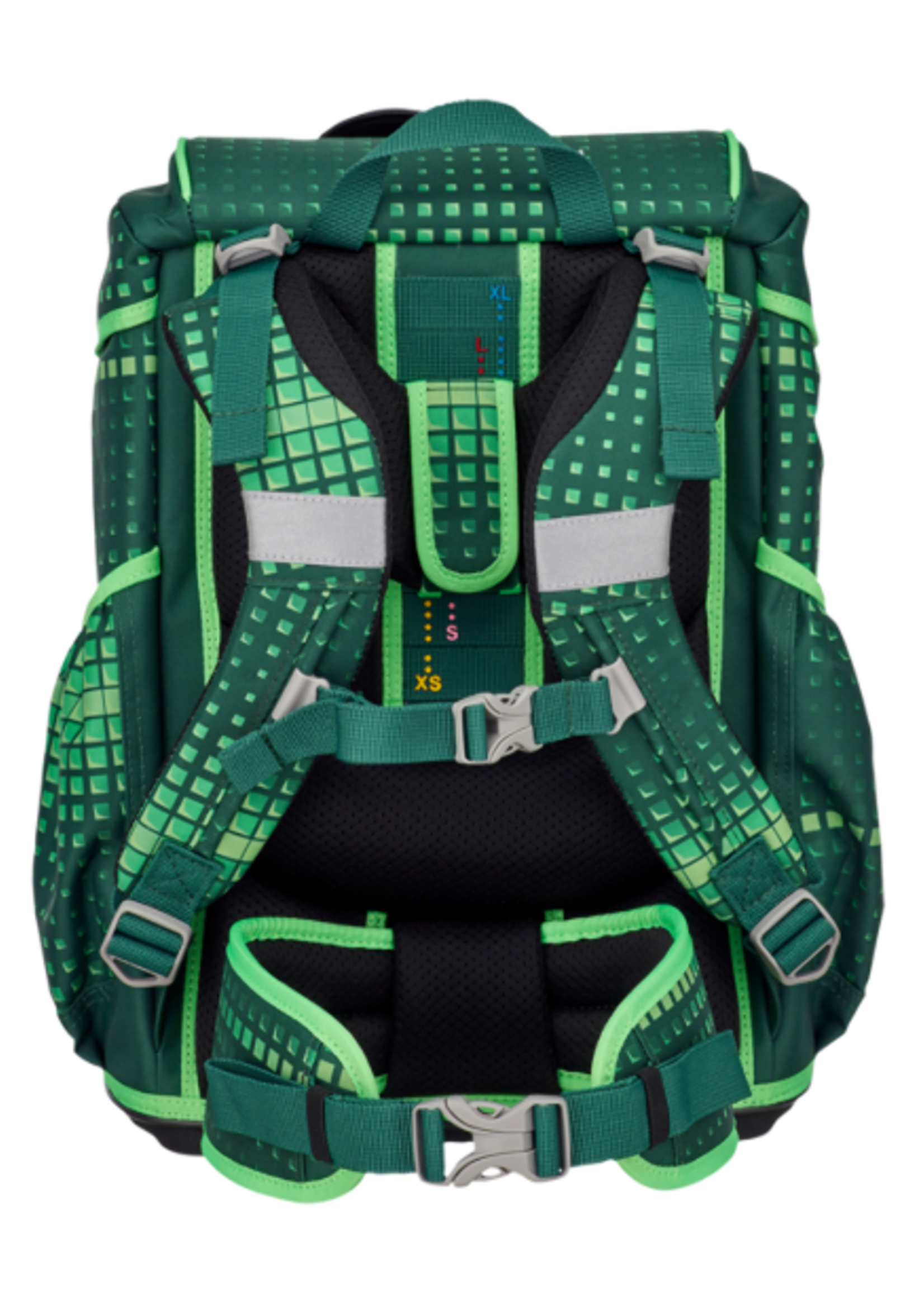 DER DIE DAS DerDieDas Ergoflex Soccer Green Schulrucksack-Set