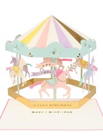 Meri Meri Carousel Stand-up Card