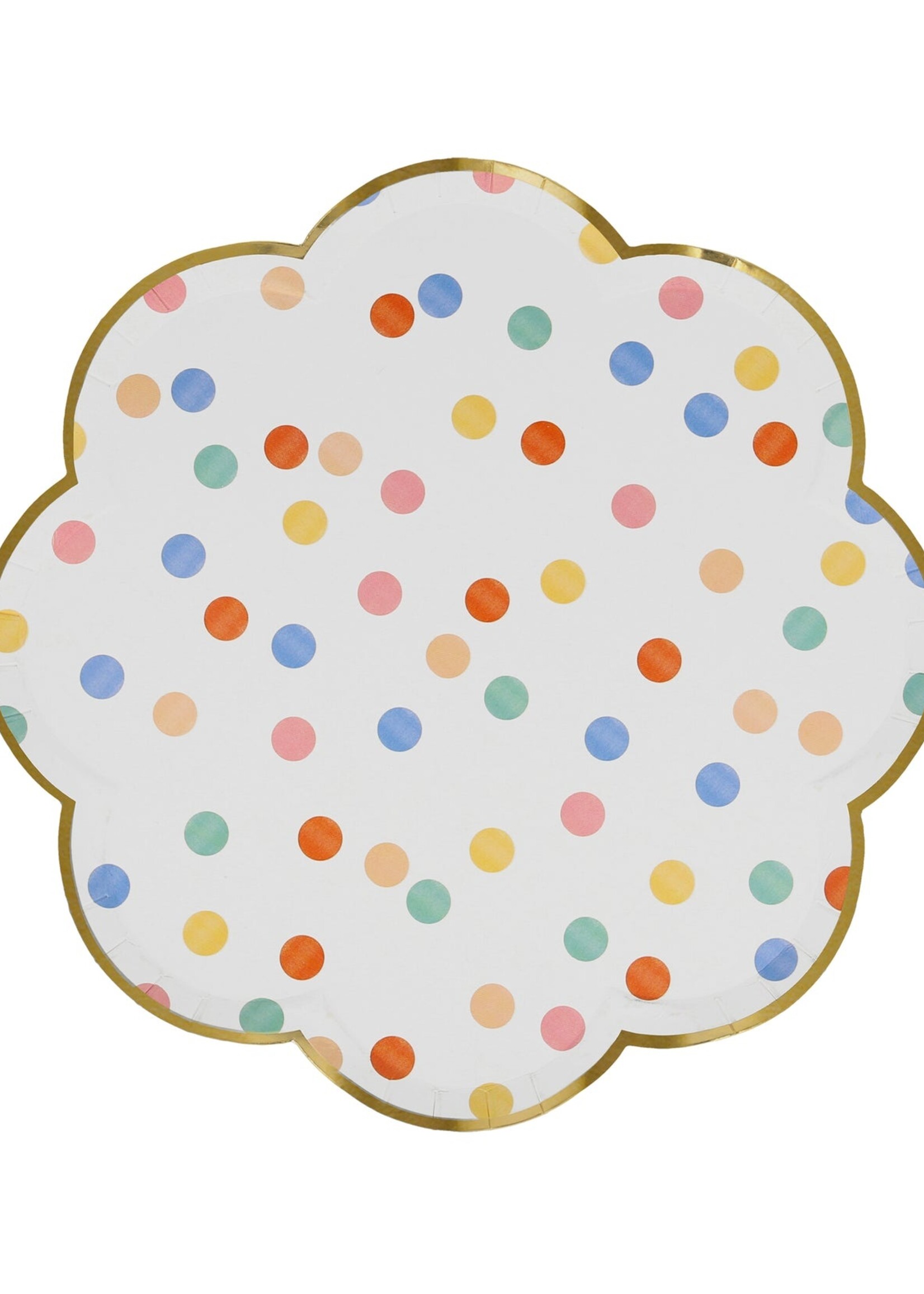 MERI MERI Pappteller klein Colourful Pattern (8 Stück)