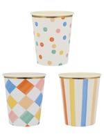 Meri Meri Colourful Pattern Cups