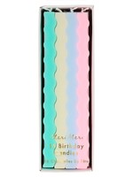 Meri Meri PASTEL WAVY CANDLES