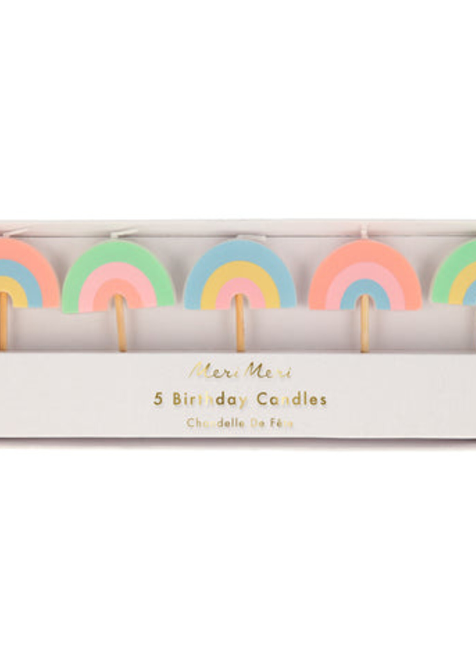 Meri Meri RAINBOW PARTY CANDLES