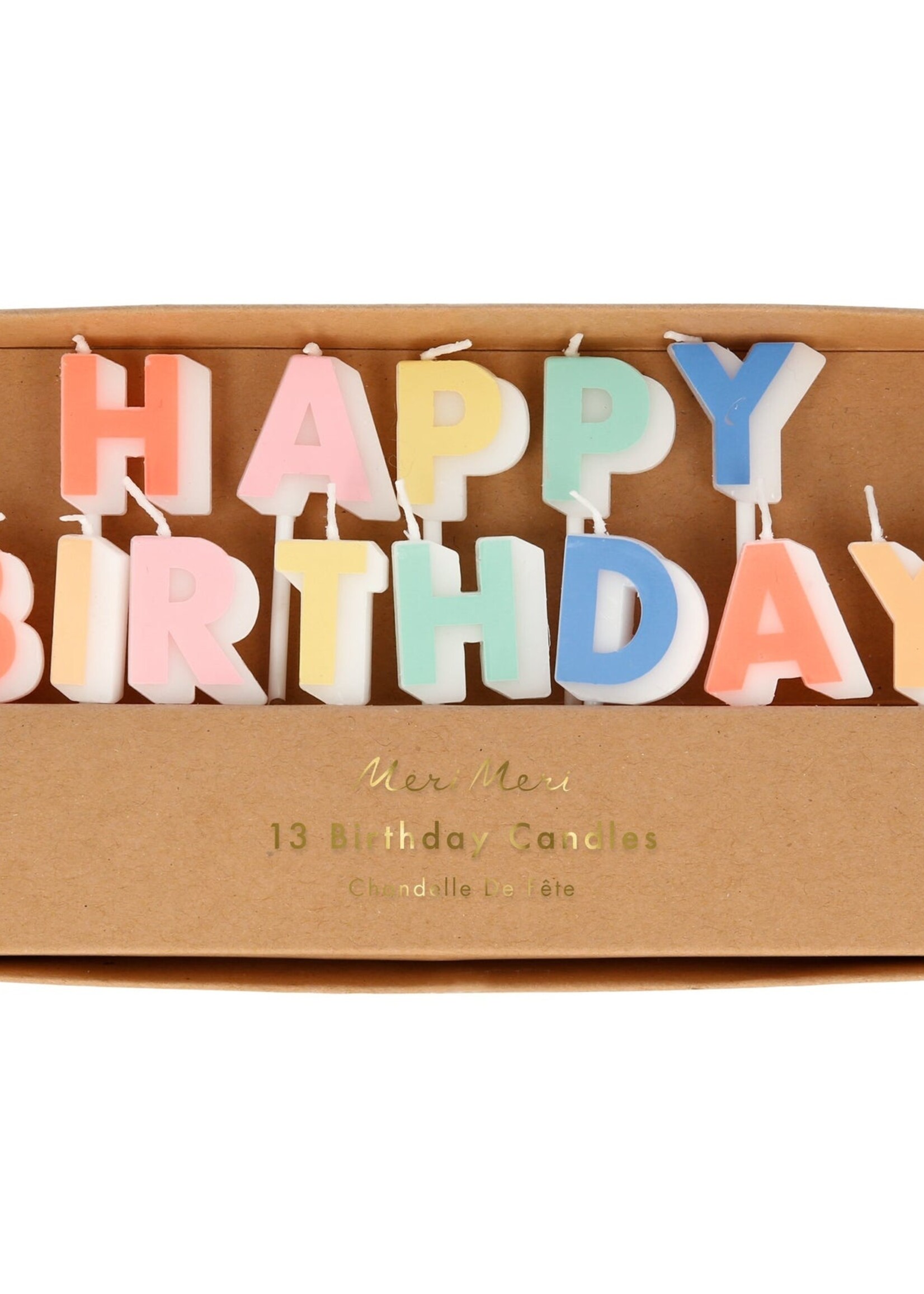Meri Meri Happy Birthday Candle Set