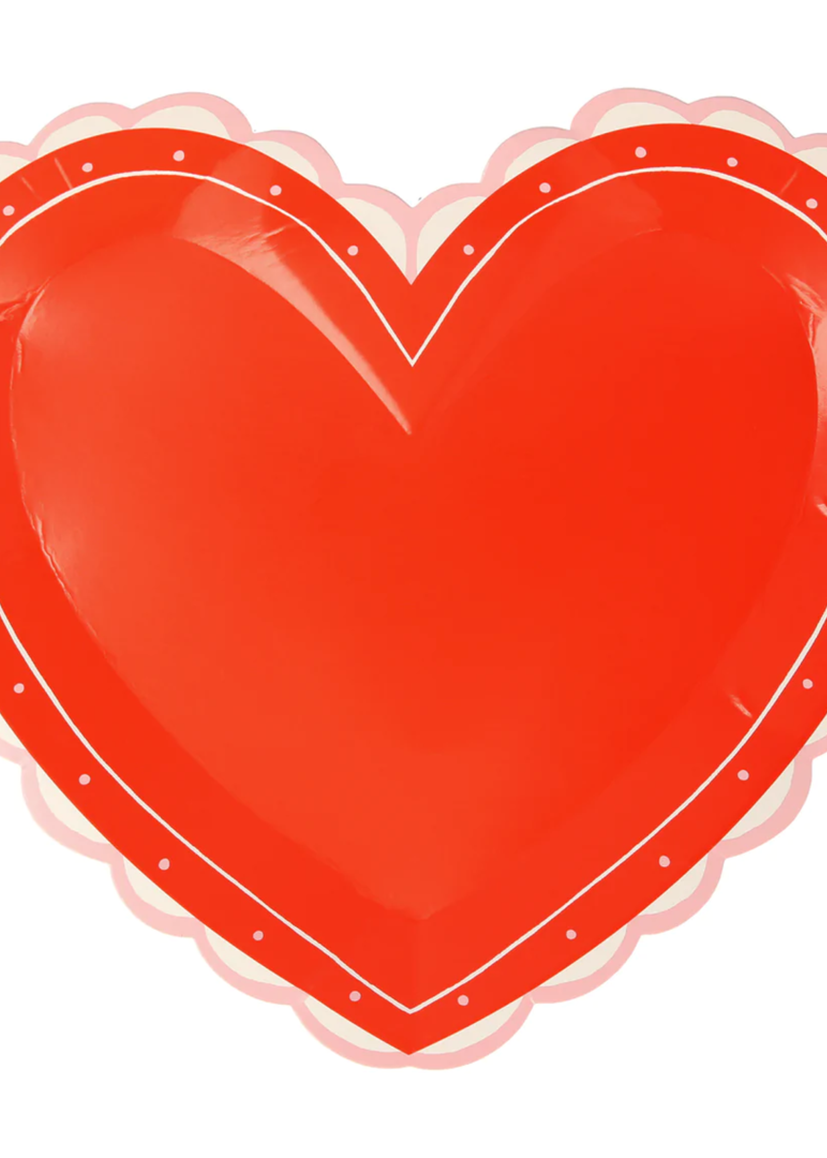 Meri Meri LACY HEART SMALL PLATES