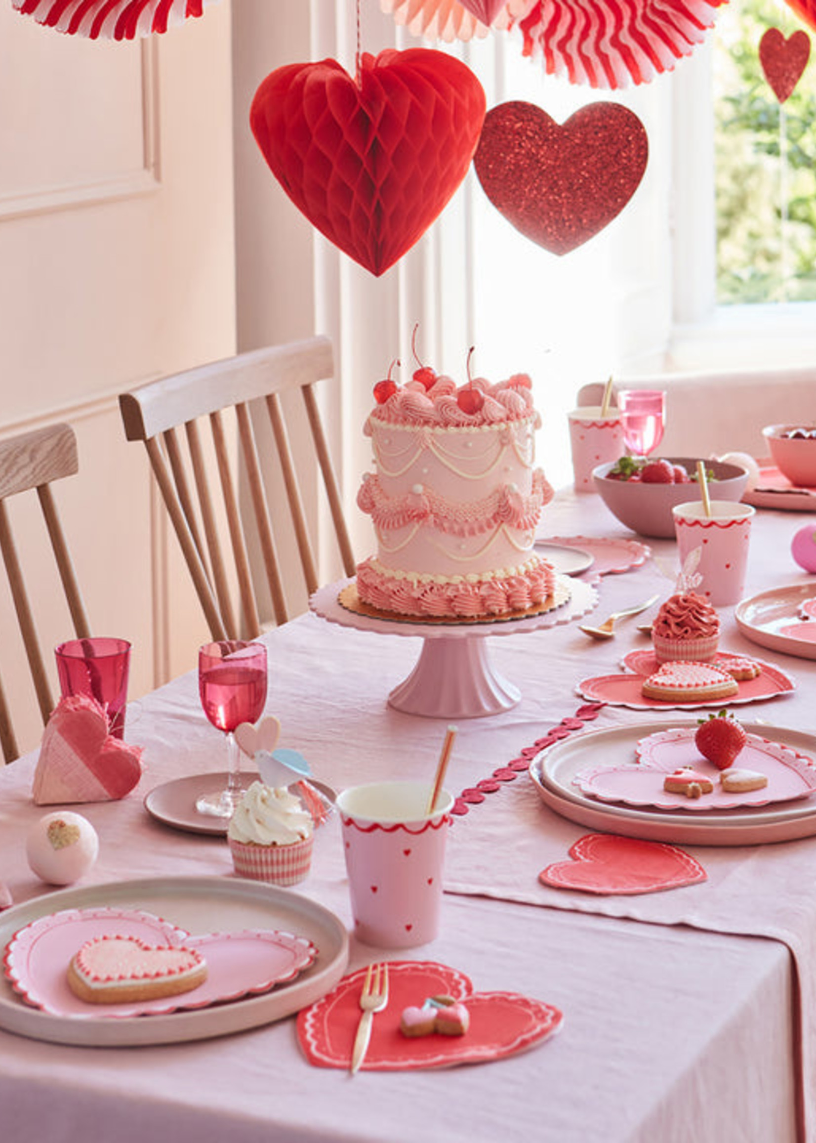 Meri Meri LACY HEART CUPS