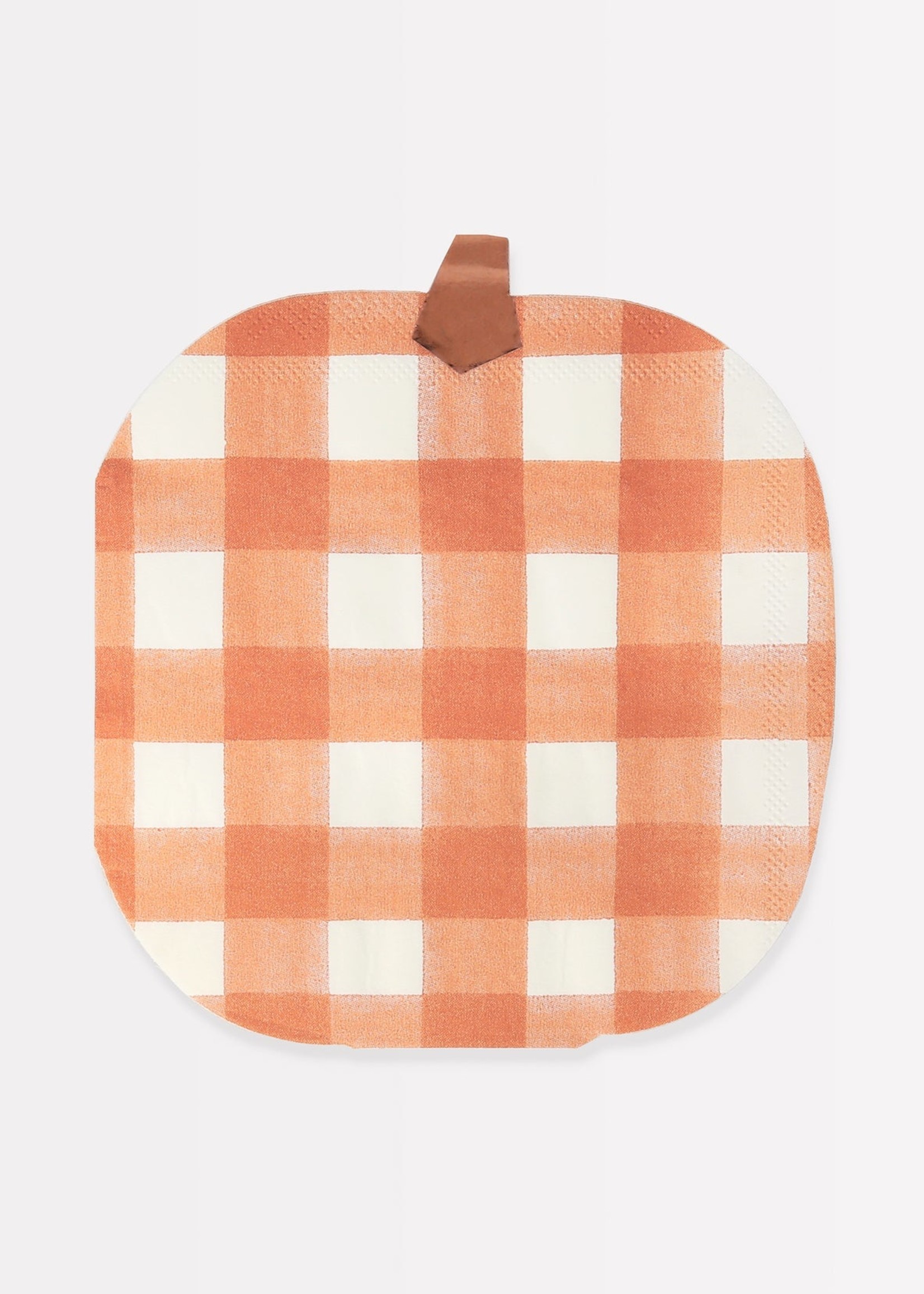 Meri Meri Gingham Pumpkin Napkins