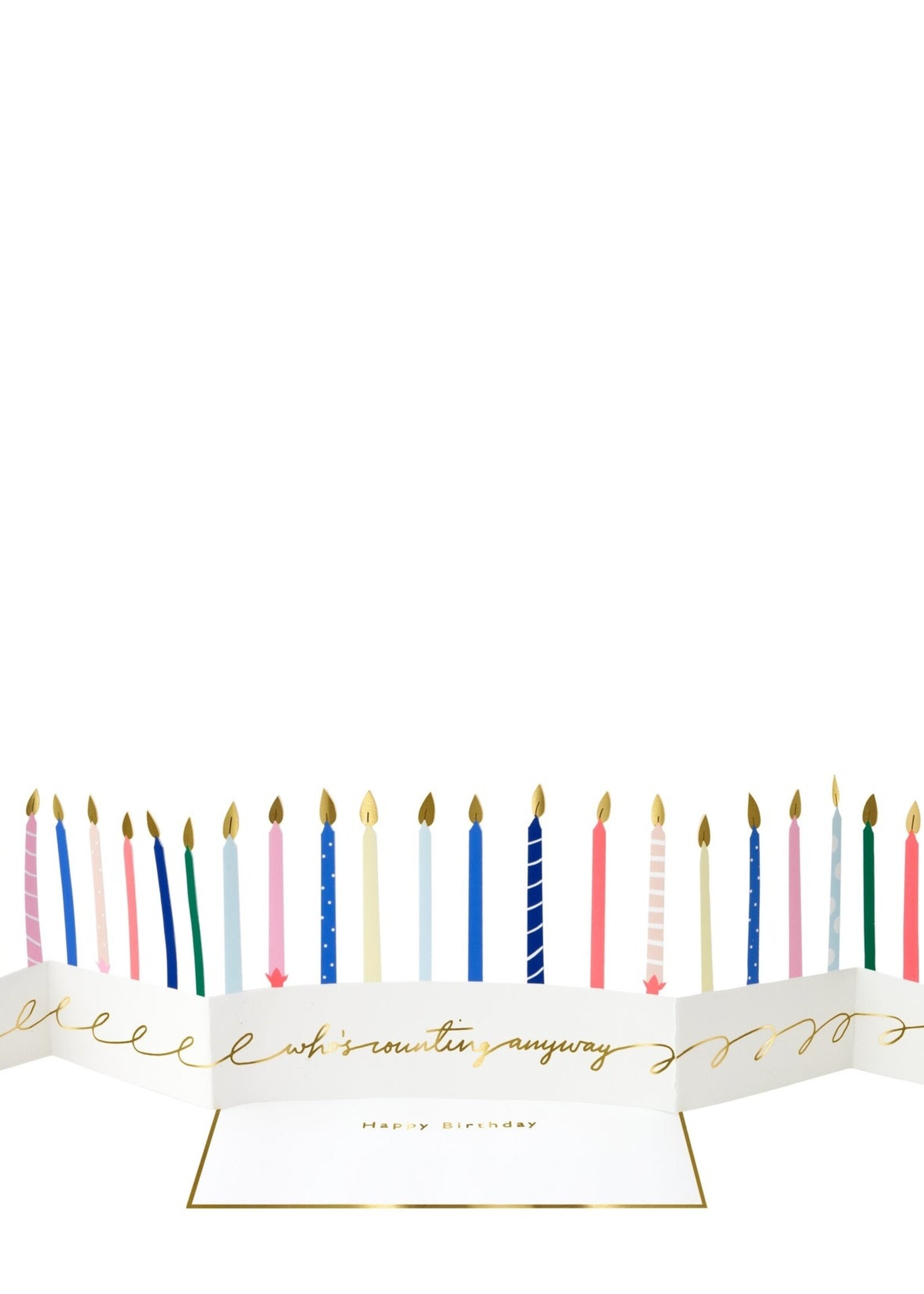 Meri Meri Candle Concertina Card