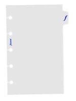 Filofax Trennblätter Mini mit Register (2 Stück)