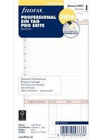 Filofax FILOFAX Kalendereinlage 2024 Personal 1 Tag / 1 Seite professional