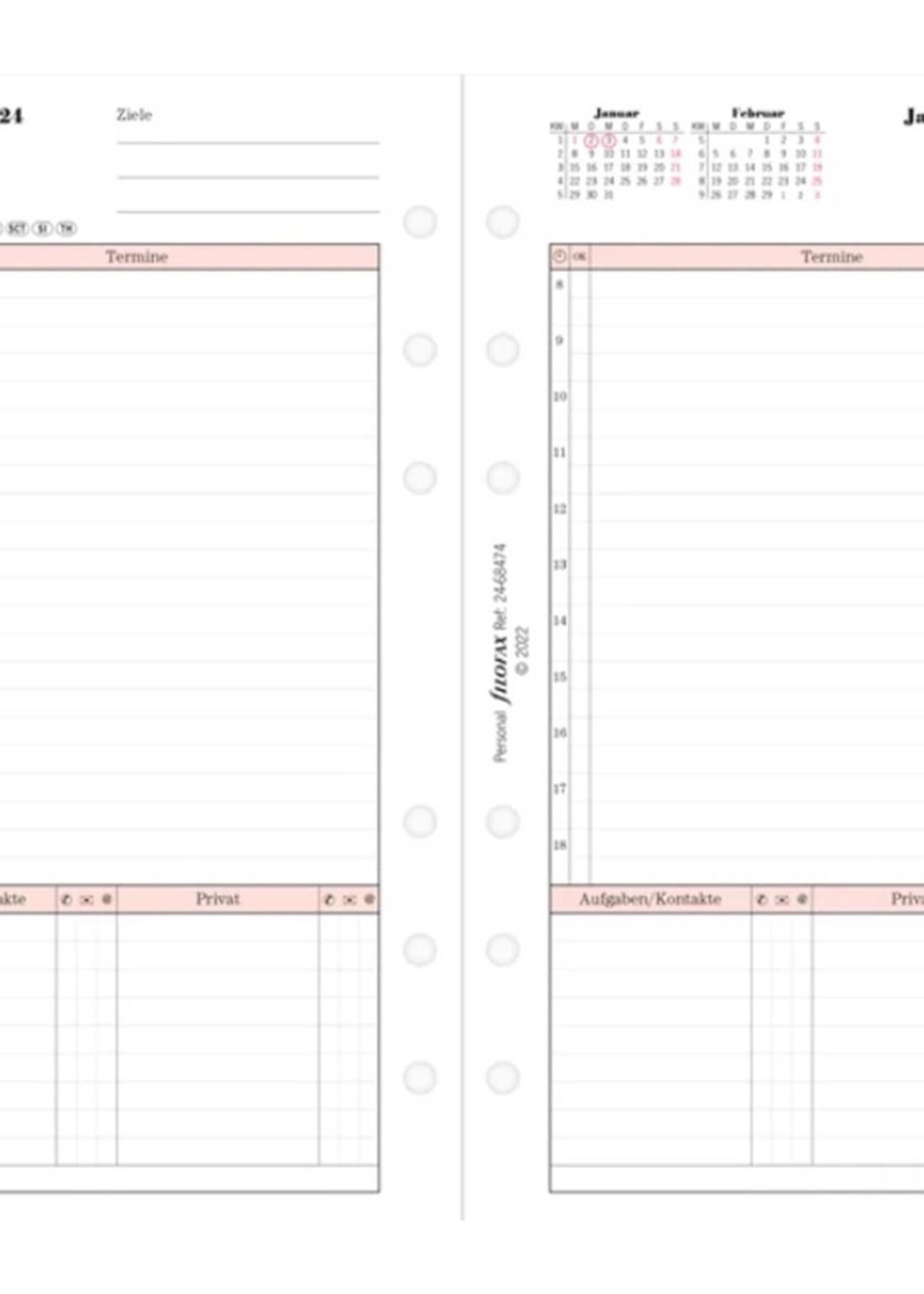 Filofax PER Prof.1T/1S (D)2024