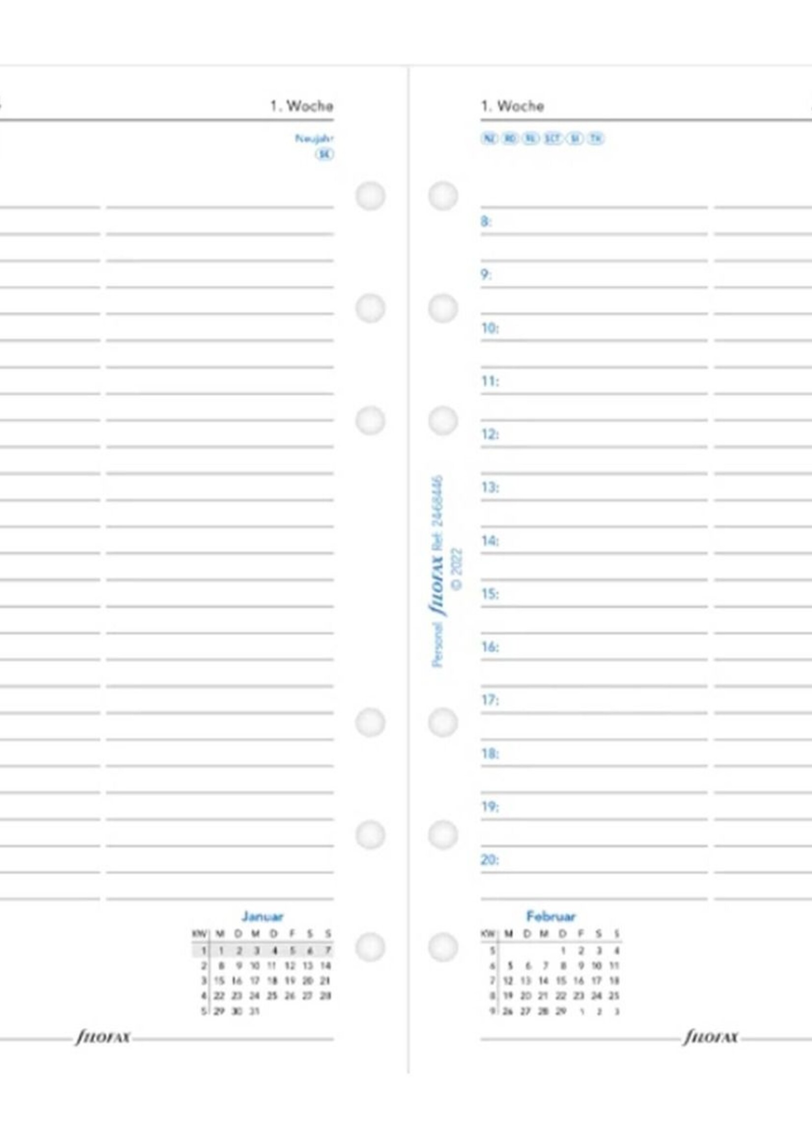 Filofax PER 1T/1S (D)2024