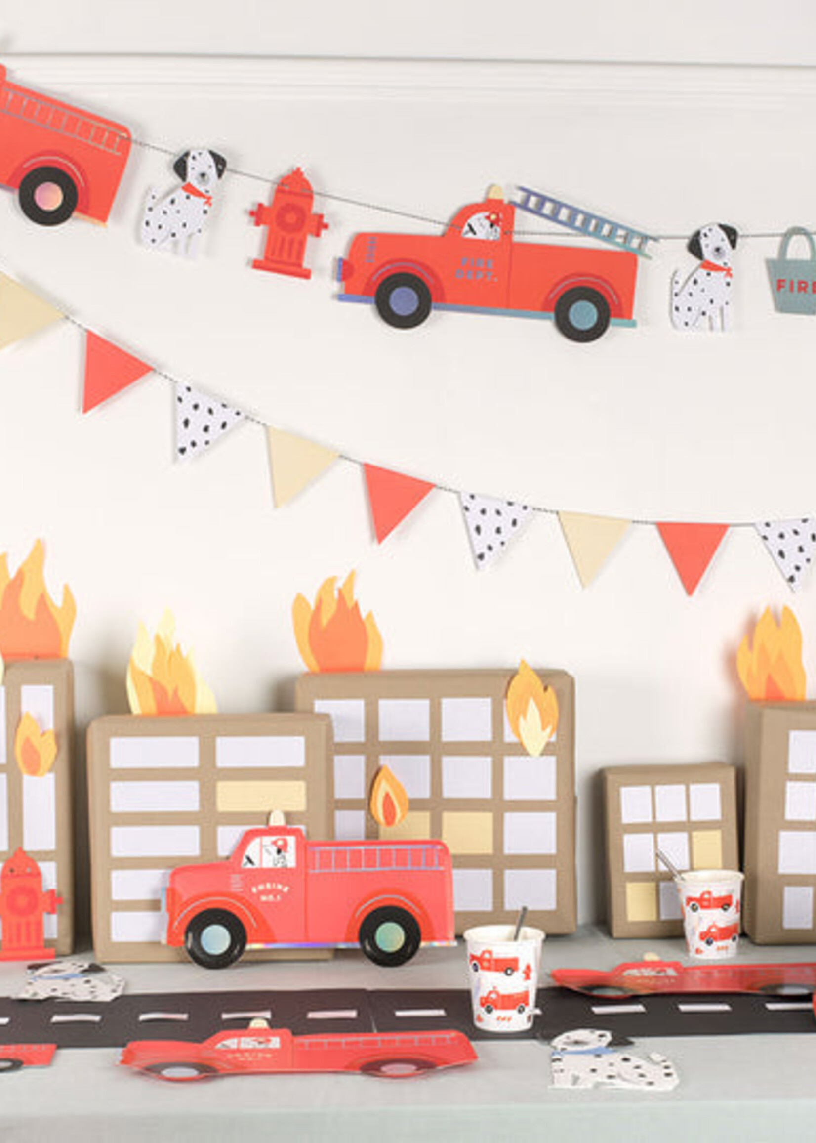 Meri Meri Fire Truck Garland