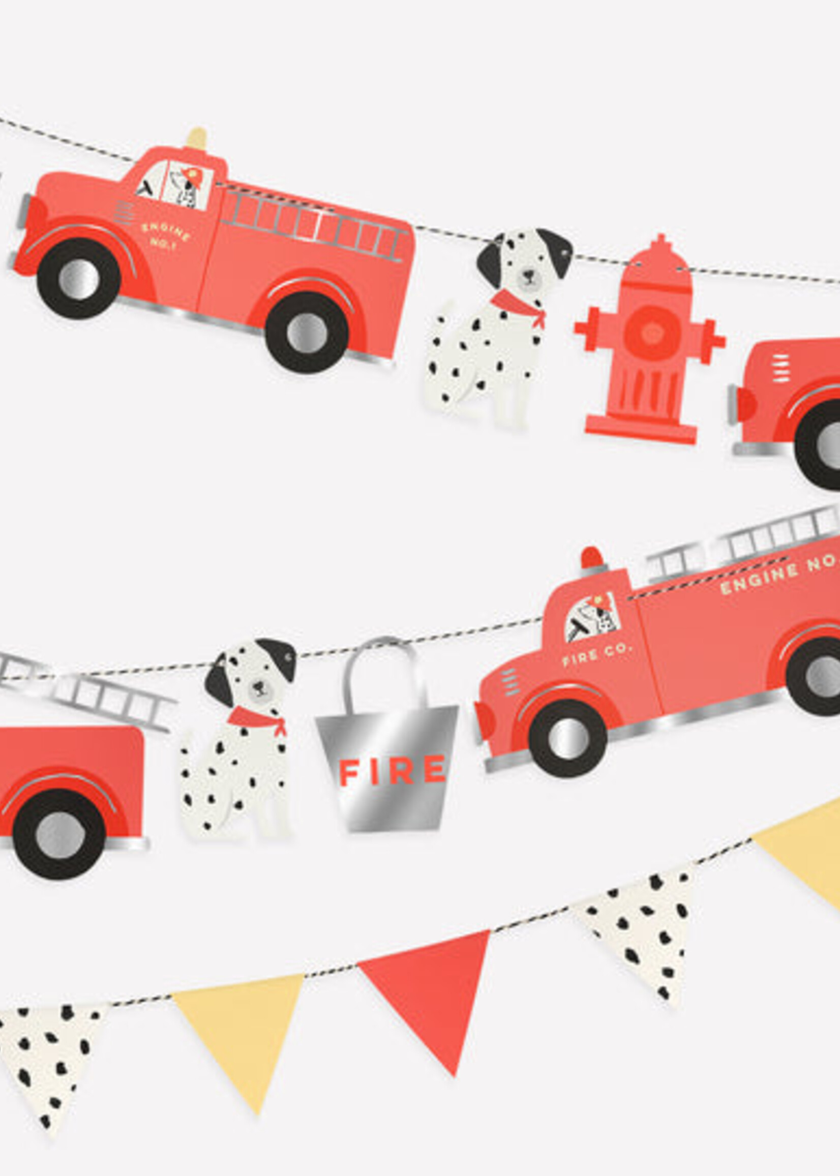 Meri Meri Fire Truck Garland