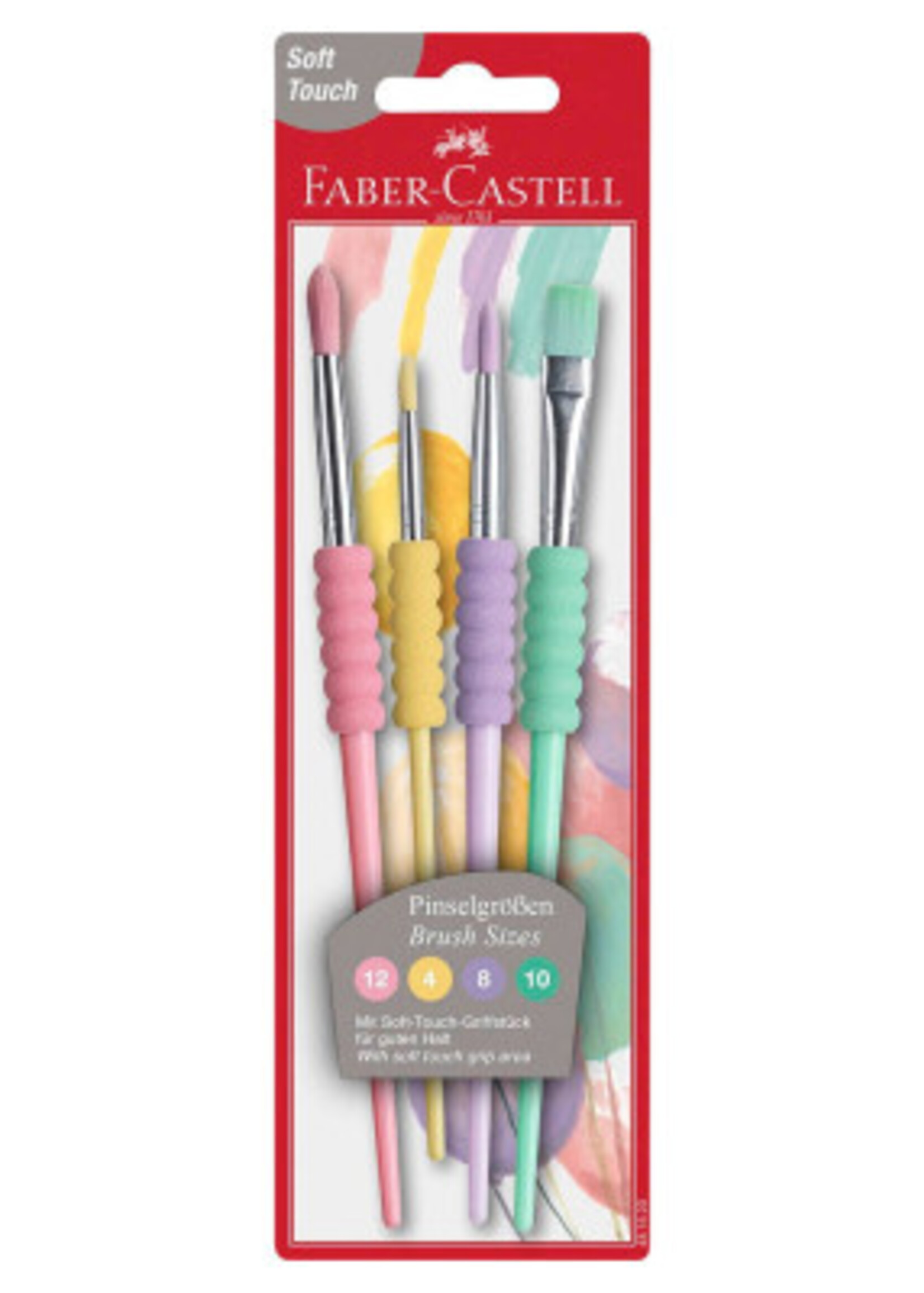 Faber-Castell FC Pinselset 4-er mit Softgrif