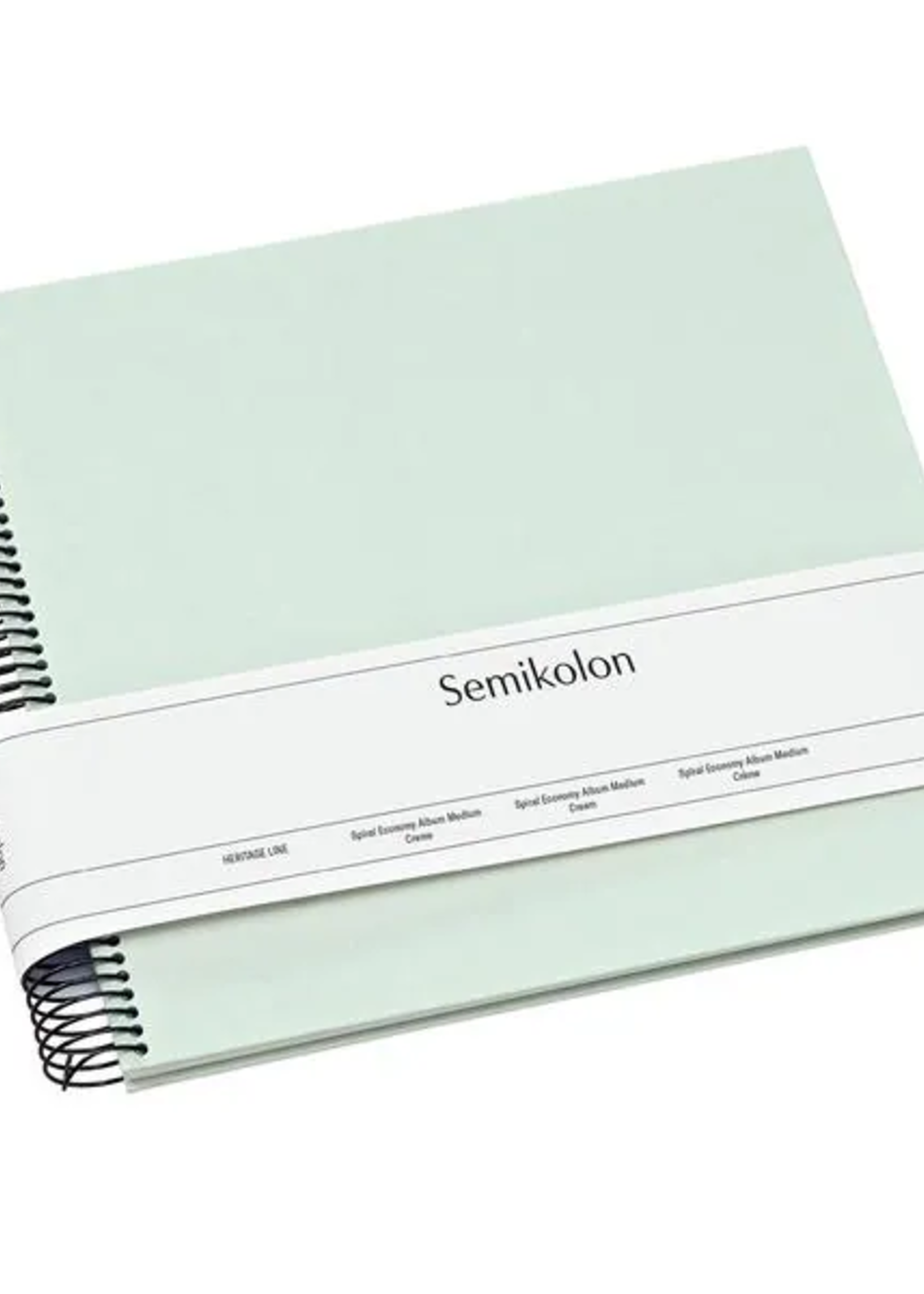 Semikolon Semikolon Fotoalbum 23 x 24.5 cm Moos, 40 cremeweisse Seiten