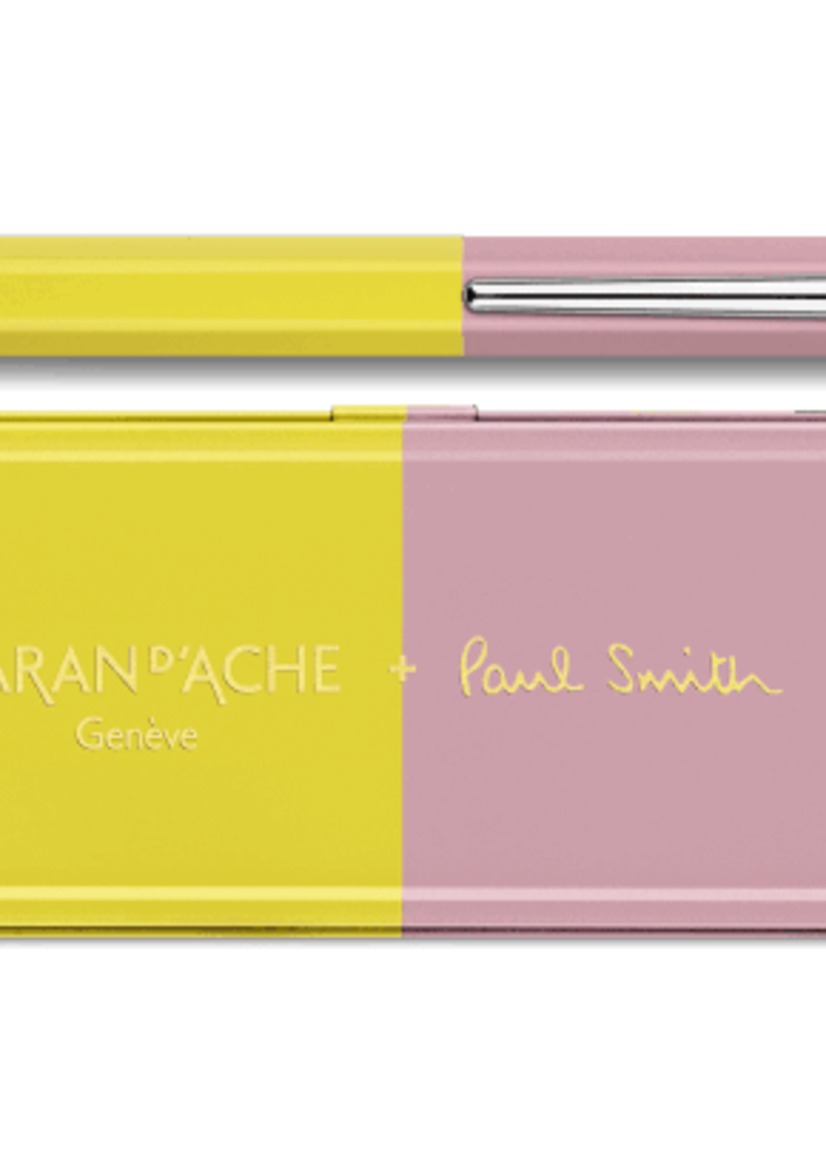 Caran d'Ache 849 Paul Smith chartreuse/rose