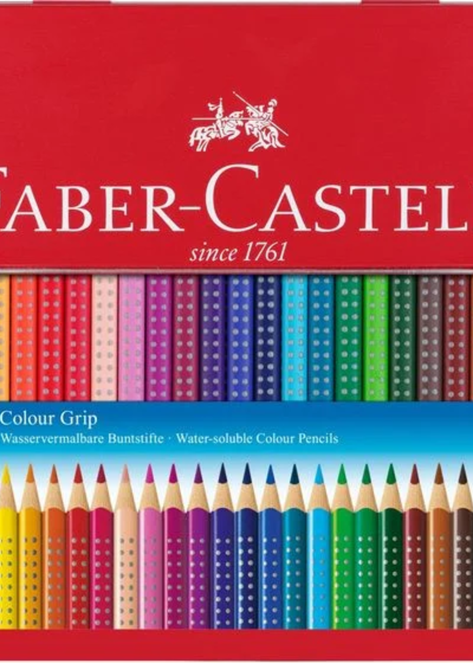 Faber-Castell Buntstifte Colour Grip 24er Set Metalletui